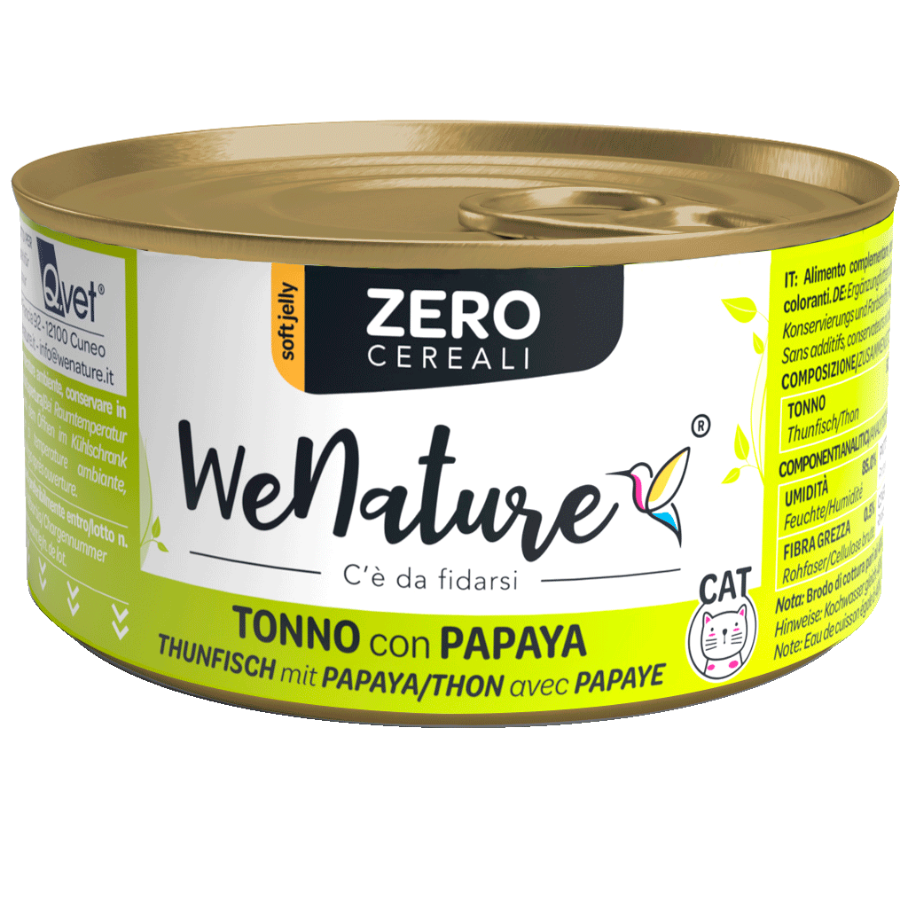 WE NATURE UMIDO PER GATTI ZERO CEREALI NEW 24 x 85 GR