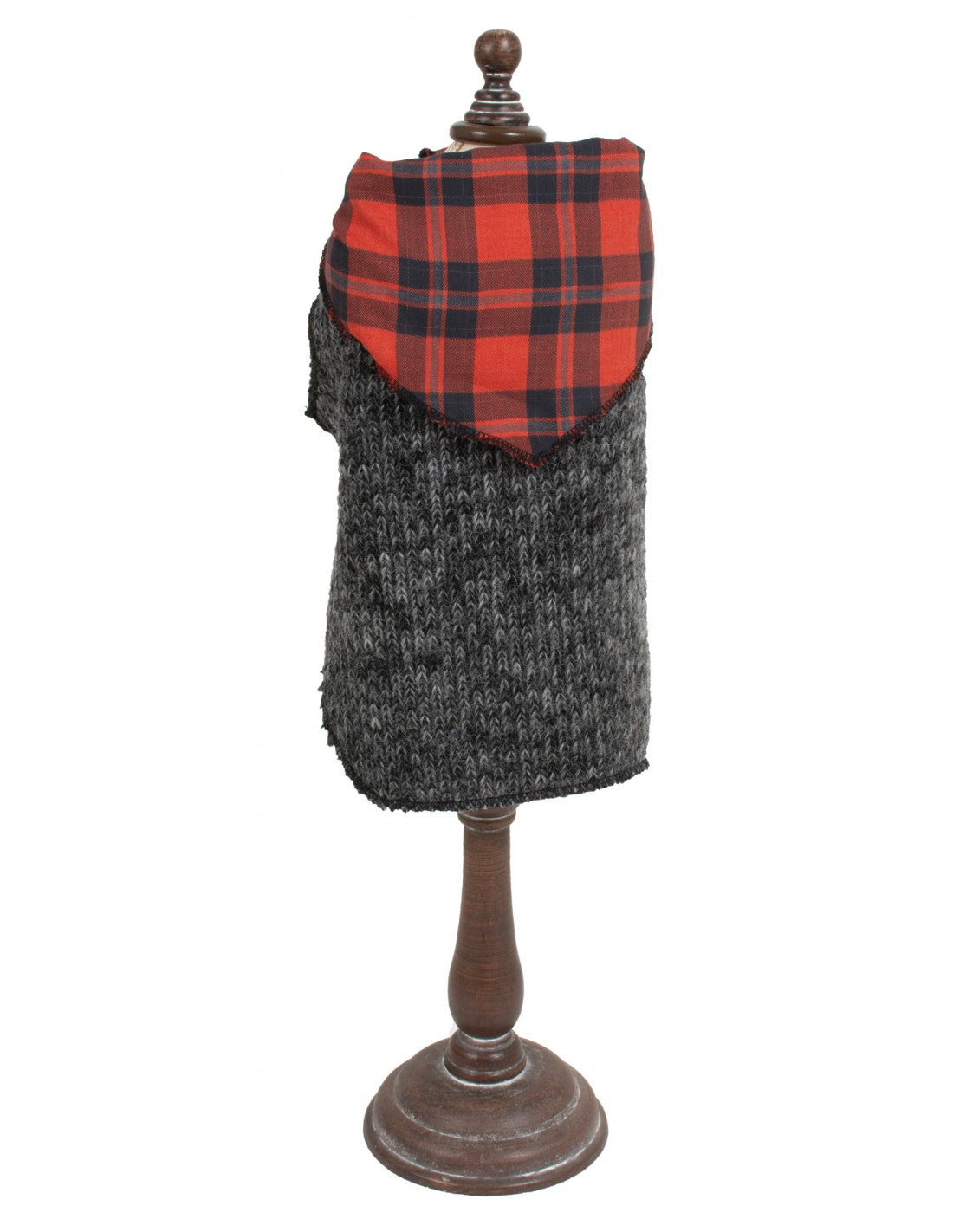 Farm Company CAPPOTTINO IN LANA CON BANDANA IN COTONE