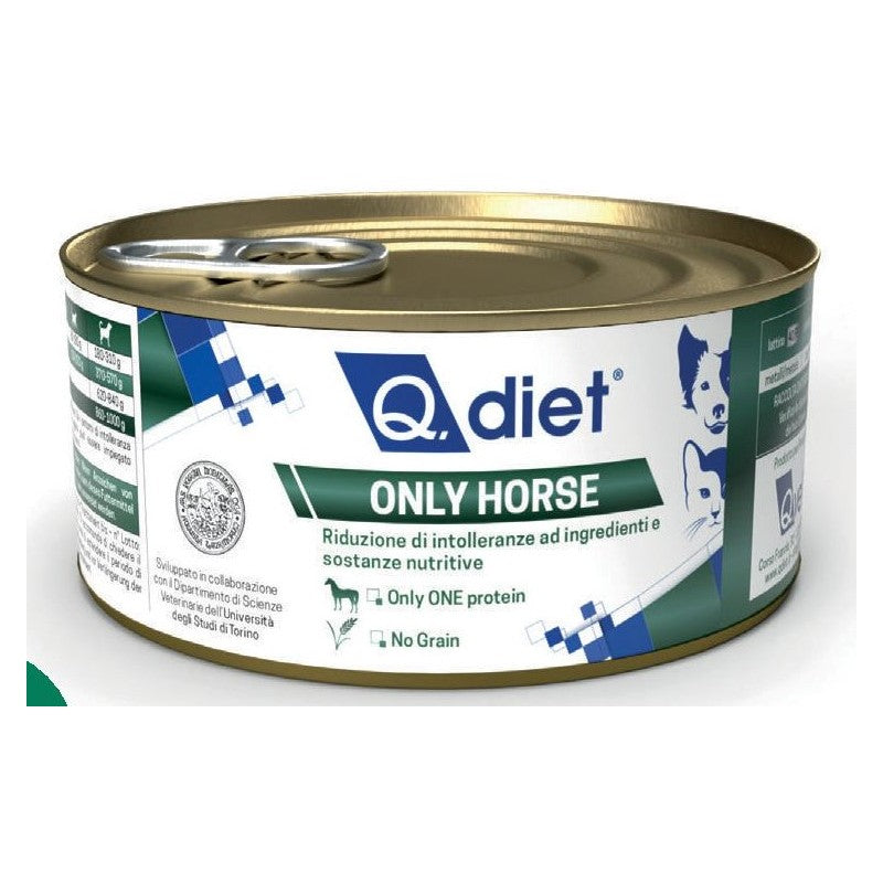 Q.diet only horse 150 gr / 12 pz