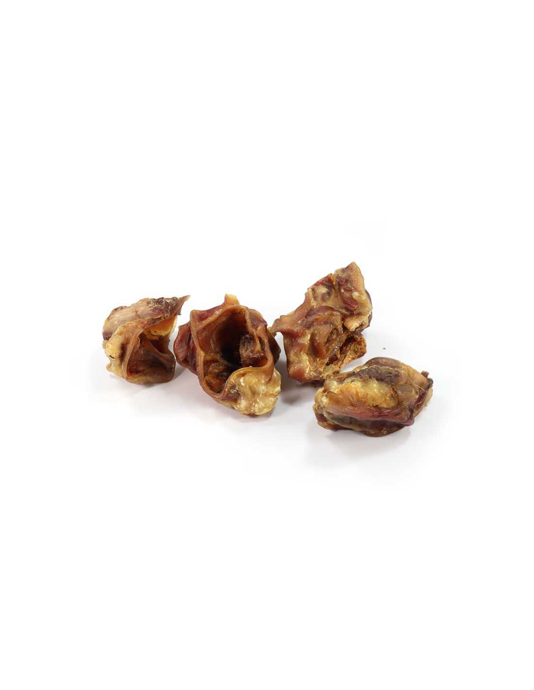 Snack carne essiccata per cani pelle 2 pz auricolari maiale Anima Selvaggia 30 g