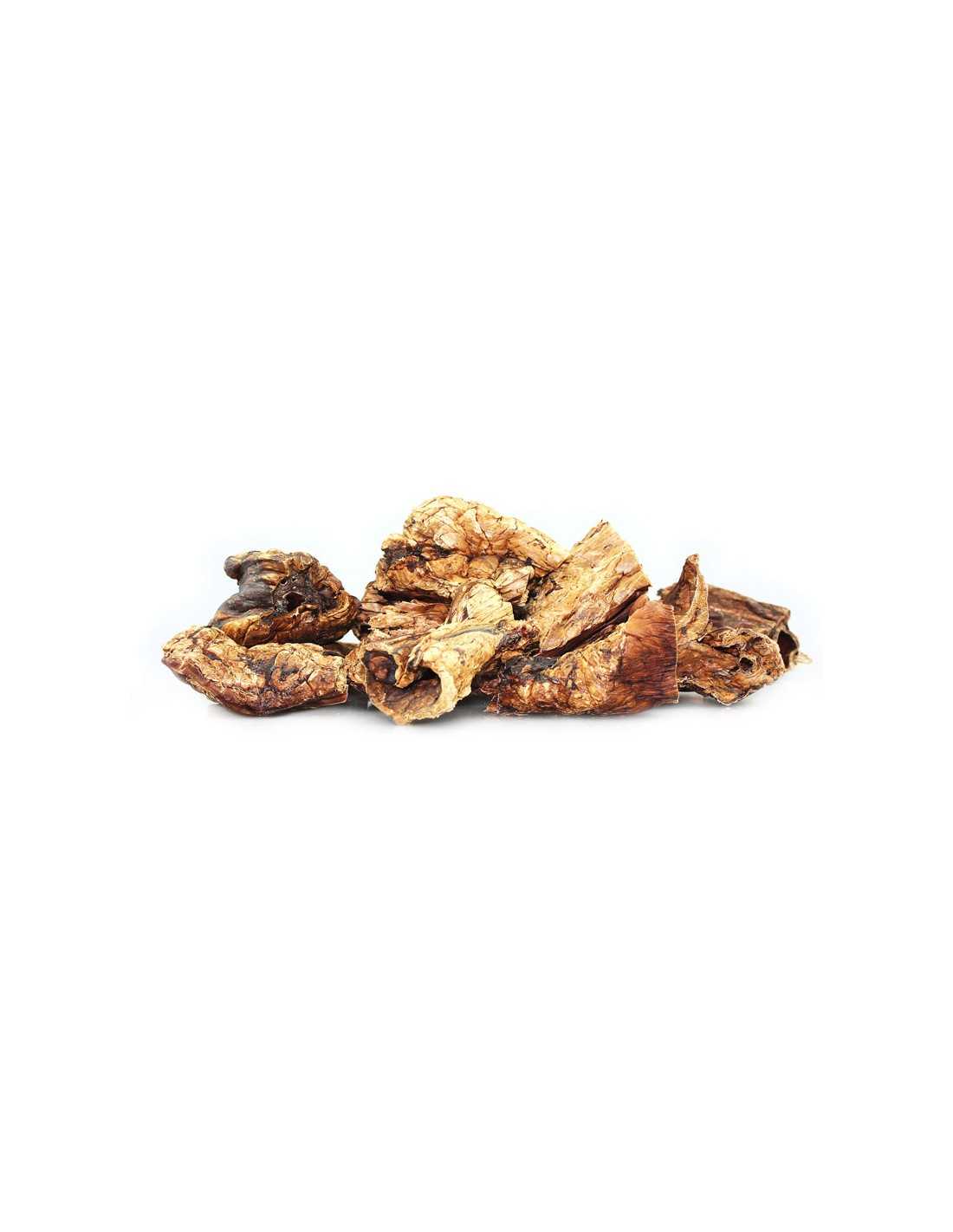 Snack carne essiccata per gatti cubetti polmone di manzo Anima Selvaggia 45 g