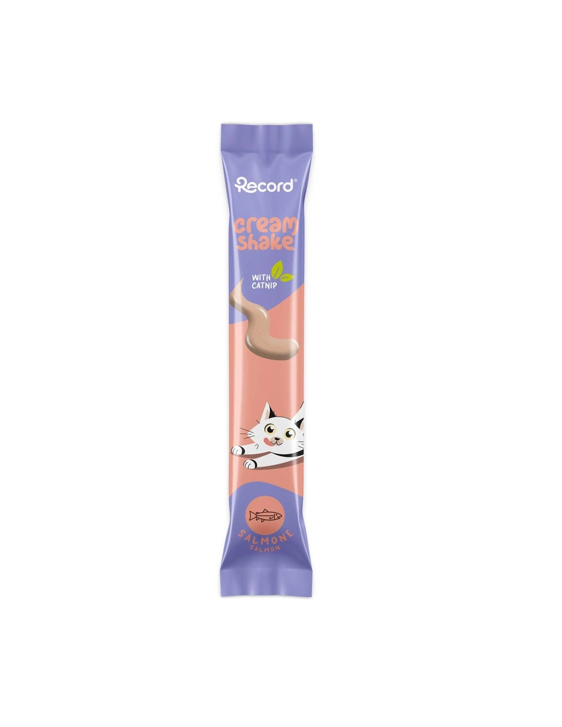 Record Snack cremosi monodose per gatti Cream Shake 7 bustine da 12 gr