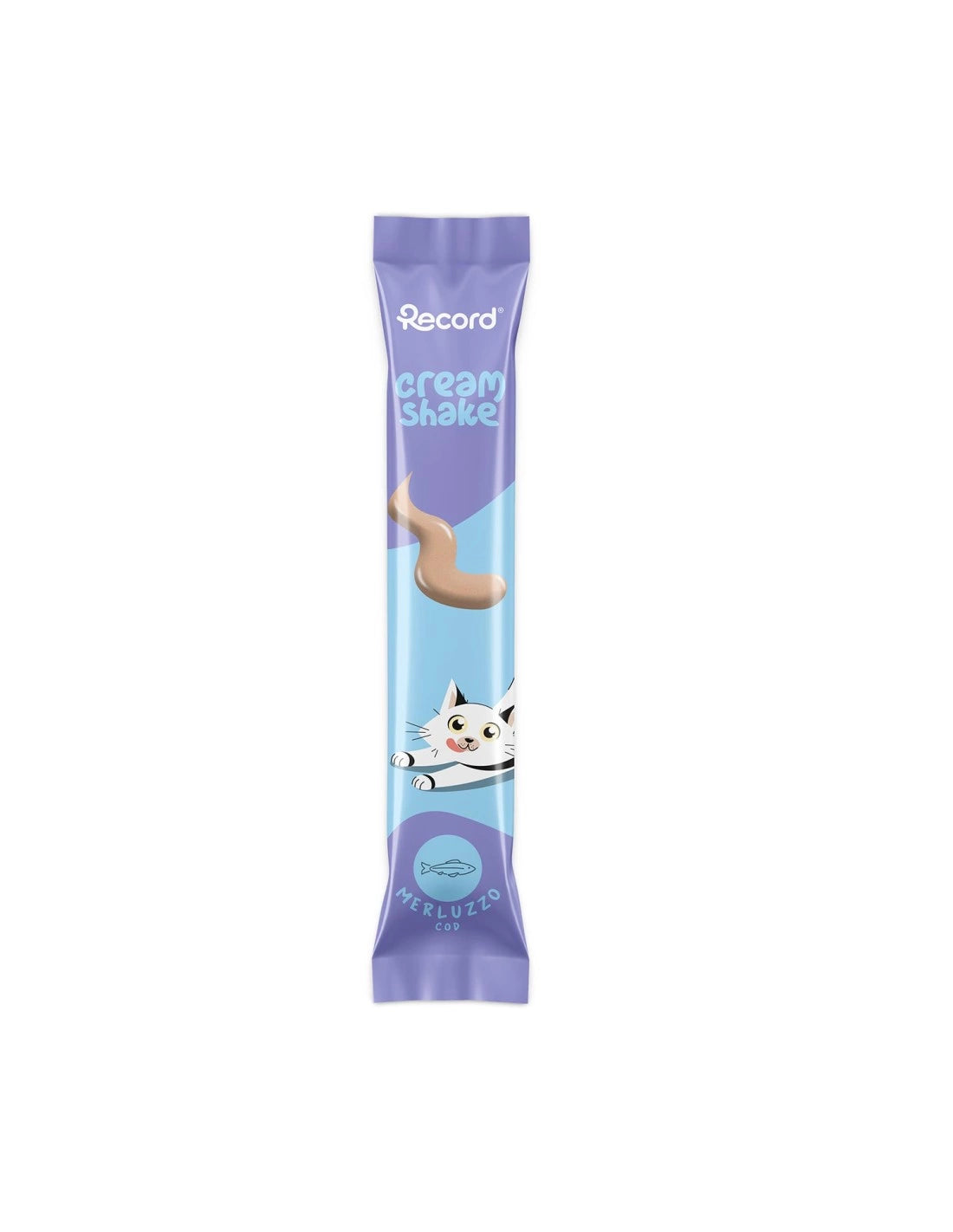 Record Snack cremosi monodose per gatti Cream Shake 7 bustine da 12 gr