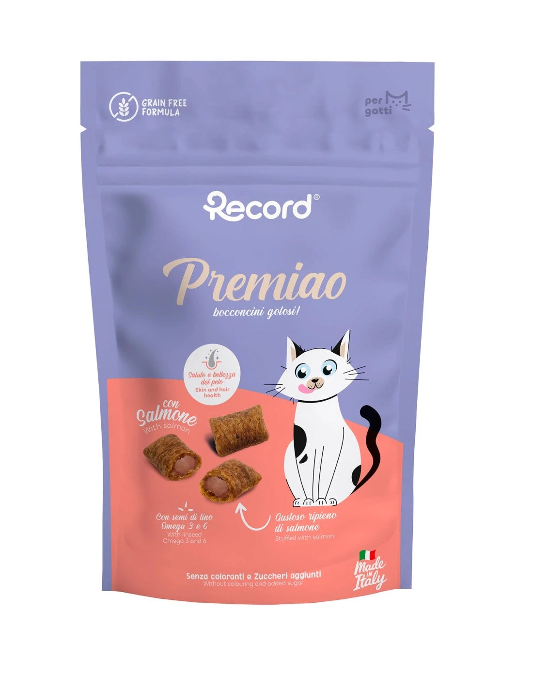 Record Snack funzionali per gatti Premiao Da 50 Gr