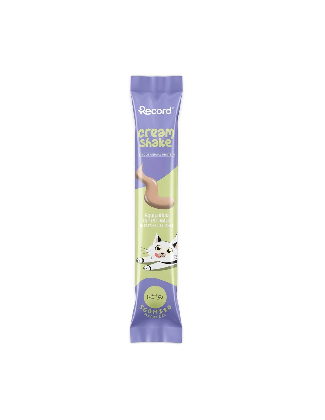 Record Snack funzionali monoproteici per Gatti Cream Shake 7 pz da 12 Gr