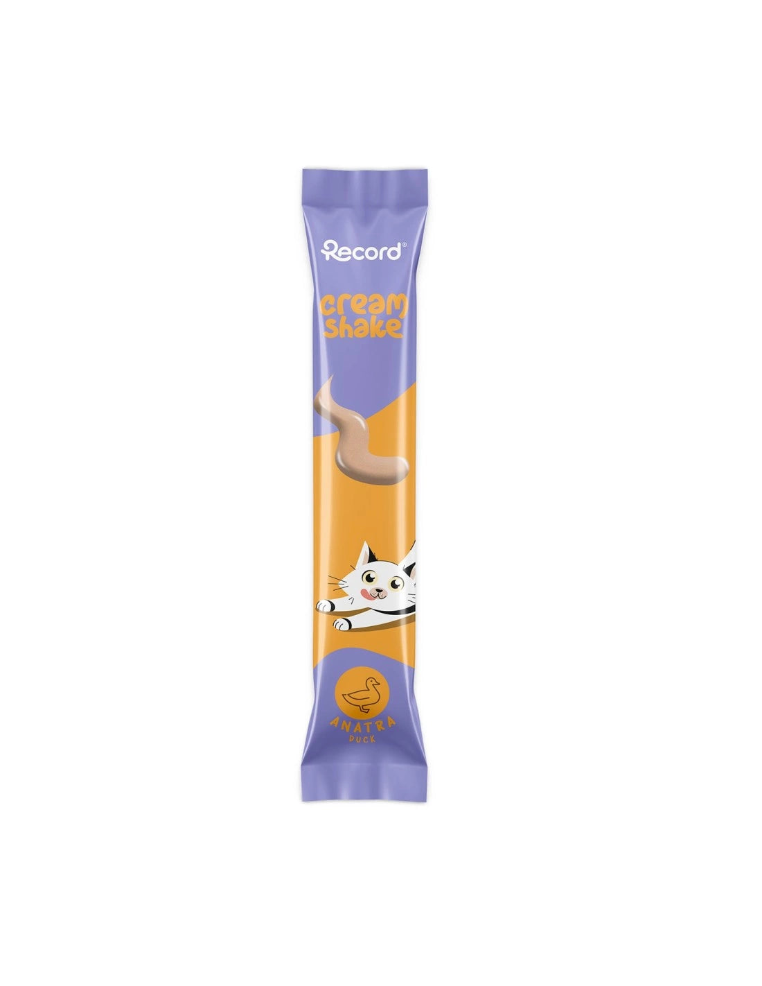 Record Snack cremosi monodose per gatti Cream Shake 7 bustine da 12 gr