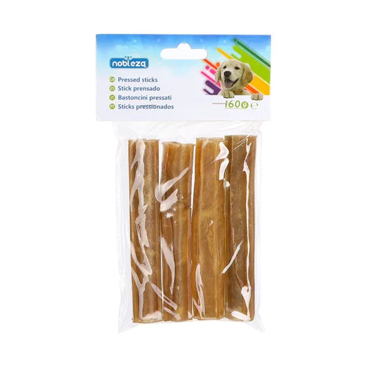 Bastoncini pressati di Pelle Bovina 4 pz da 12,5 cm