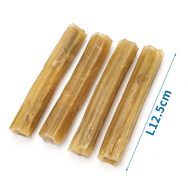 Bastoncini pressati di Pelle Bovina 4 pz da 12,5 cm