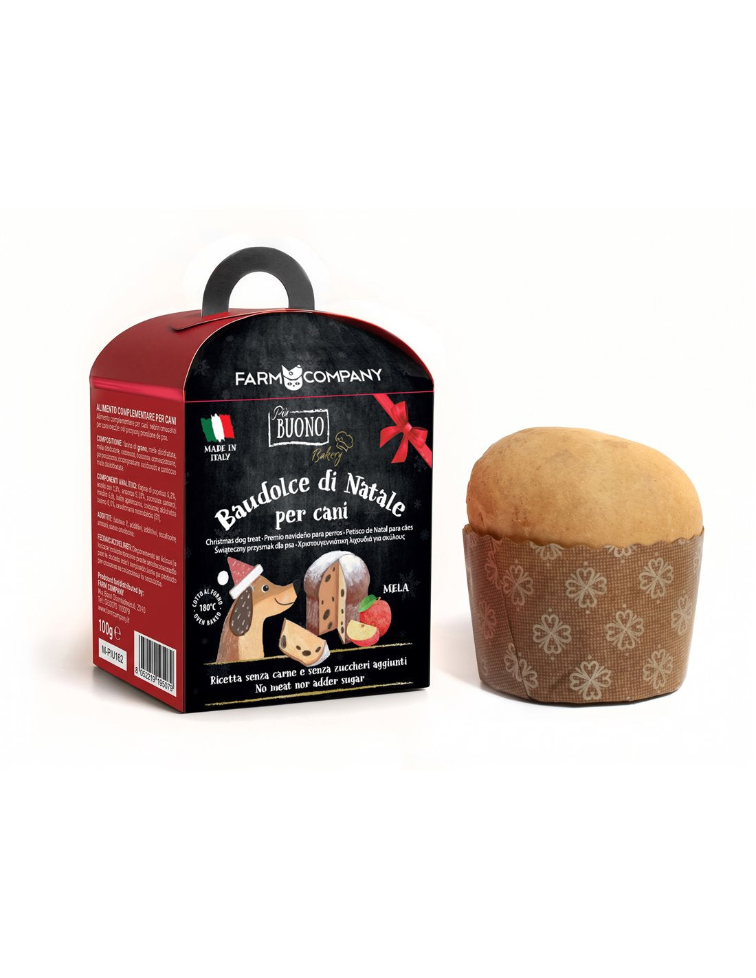 PIU BUONO BAUDOLCE DI NATALE PER CANI /100 GR