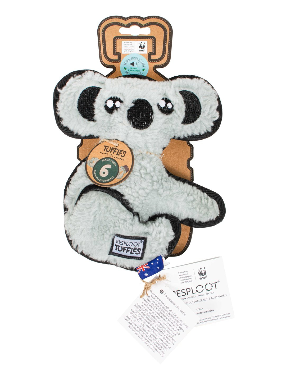 FARM COMPANY GREEN KOALA TUFFLES WWF IN MATERIALE RICICLATO