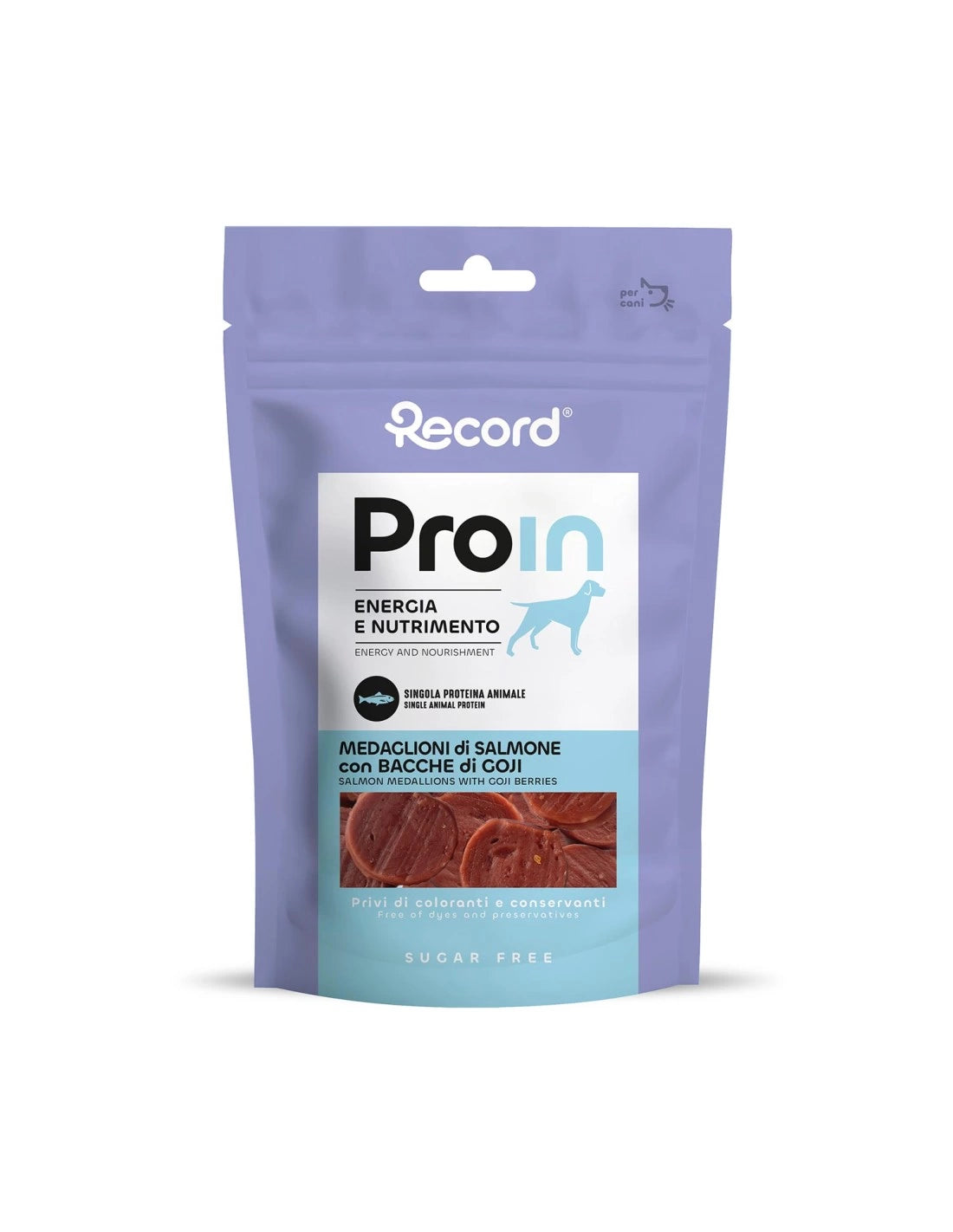 Snack naturale per cani ProIn con proteina base Pesce grain free da 75 gr