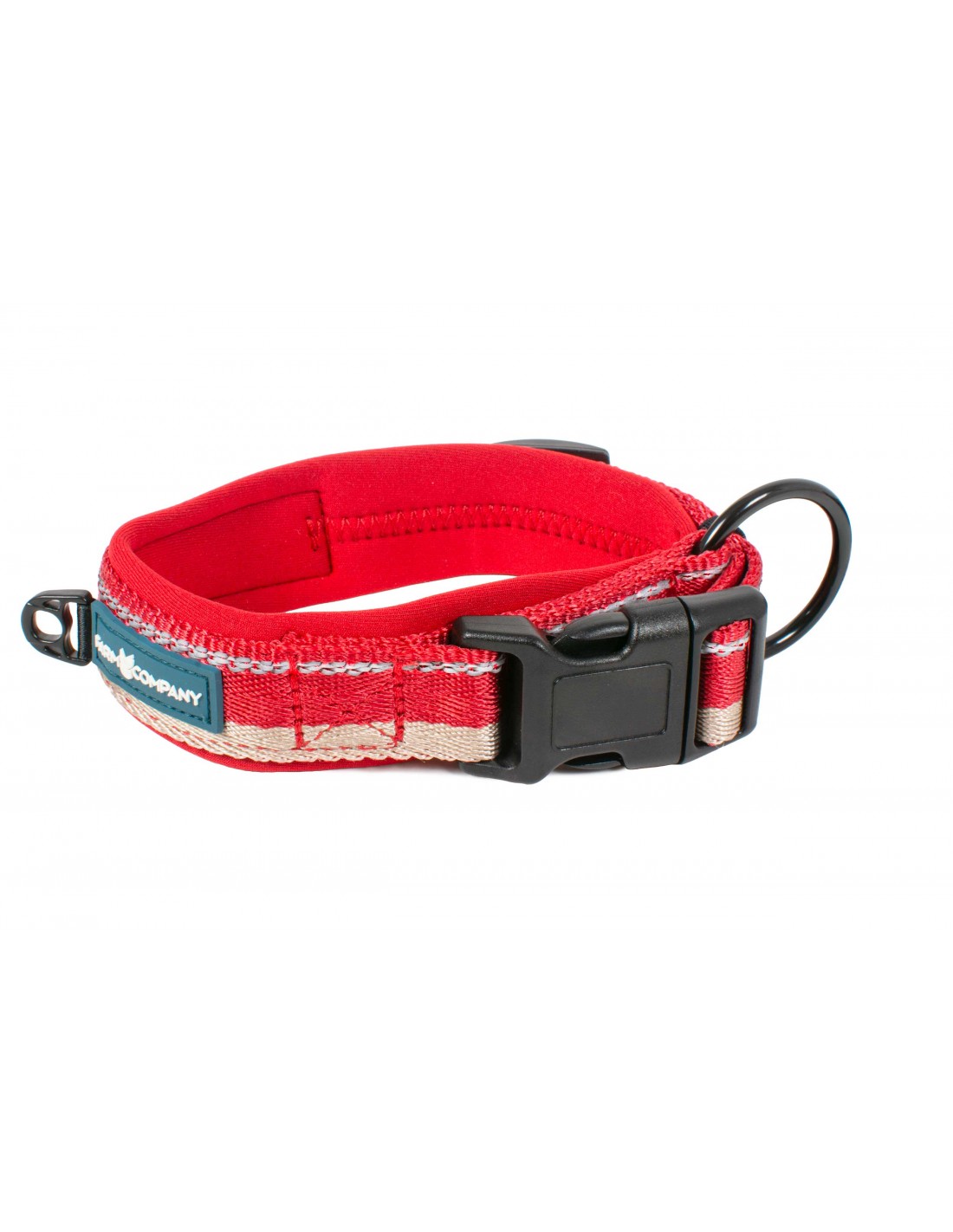 Farm Company COLLARE IMBOTTITO REGOLABILE NYLON DELUXE REFLECT