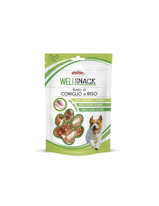 Rustici coniglio e riso Weli snack da 75 gr