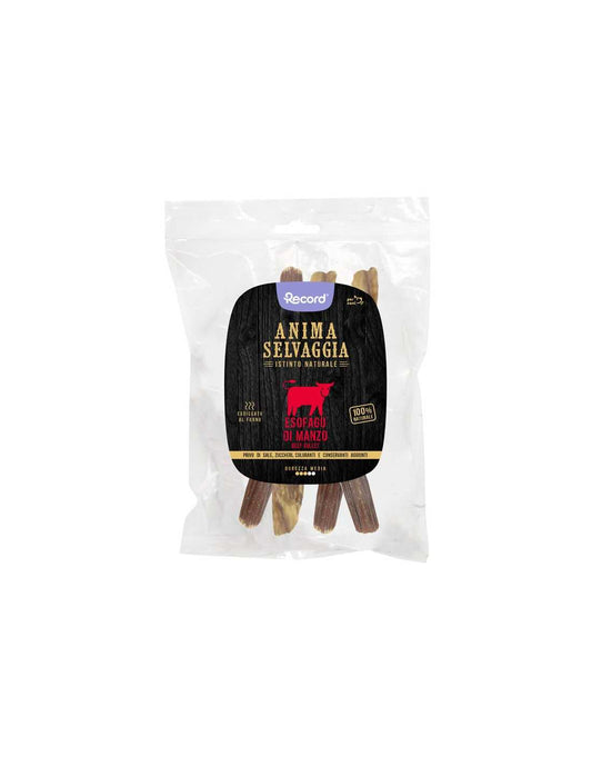 Snack carne essiccata per cani esofago manzo Anima Selvaggia 50 g