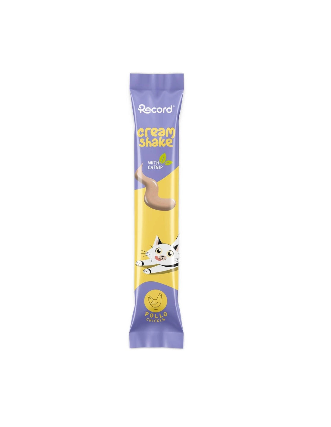 Record Snack cremosi monodose per gatti Cream Shake 7 bustine da 12 gr