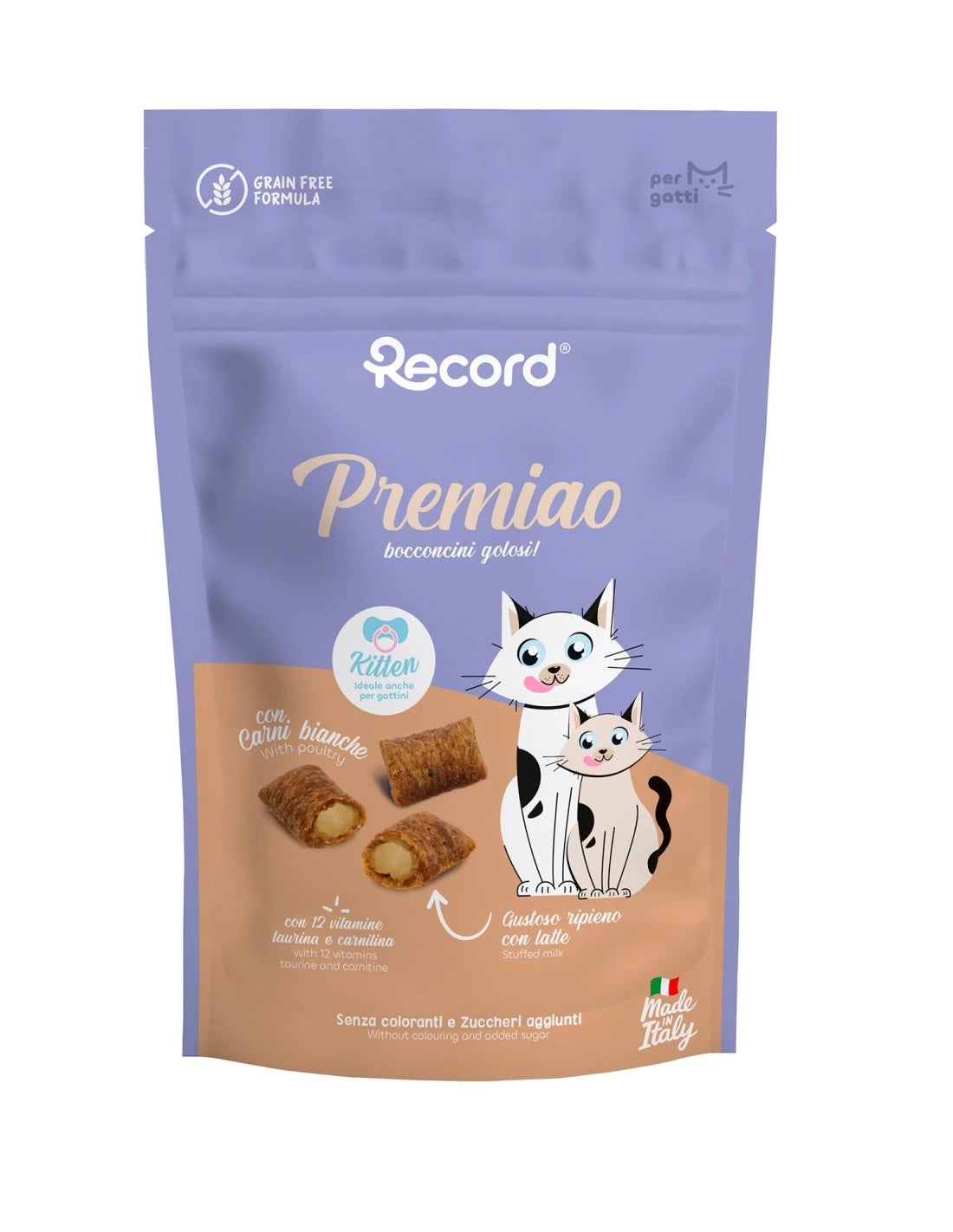 Record Snack funzionali per gatti Premiao Da 50 Gr