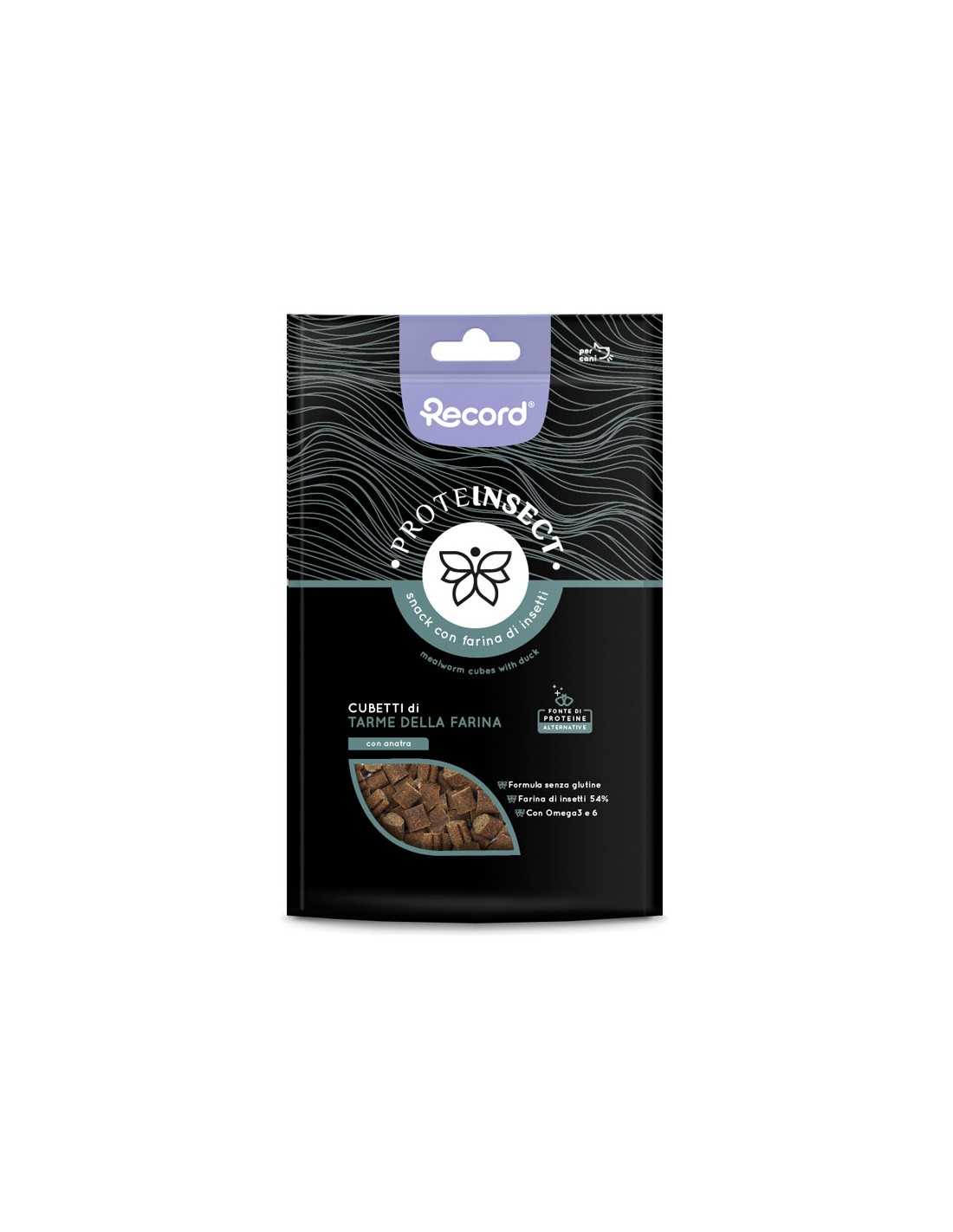 Snack per cani Cubetti a base proteine di insetti Proteinsect 70 g