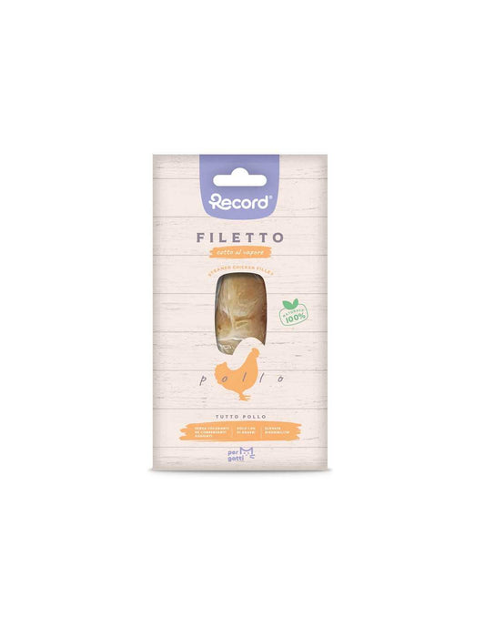 Snack per gatti filetto cotto al vapore 15 g