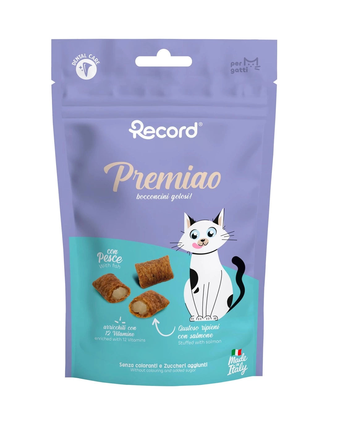 Record Snack per gatti Premiao Da 50 Gr
