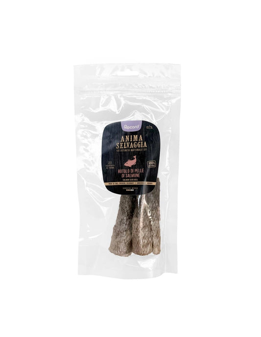 Snack rotolo di pelle di salmone Anima Selvaggia 50 g