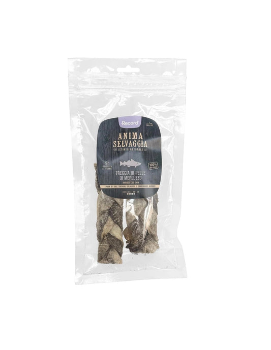 Snack treccia di pelle di merluzzo Anima Selvaggia 50 g
