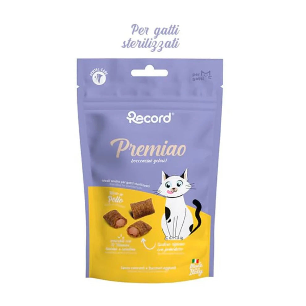 Record Snack per gatti Premiao Da 50 Gr