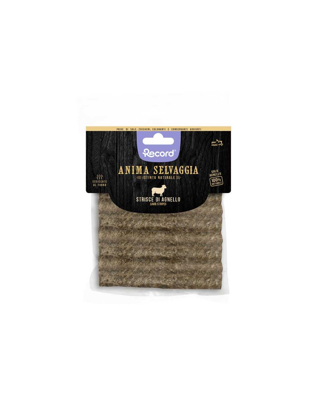 Strisce di carne essiccata per cani Anima Selvaggia 75 g