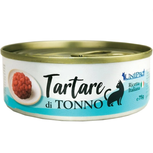 UniPro Tartare di Tonno 24 pezzi da 75g – Umido per Gatti