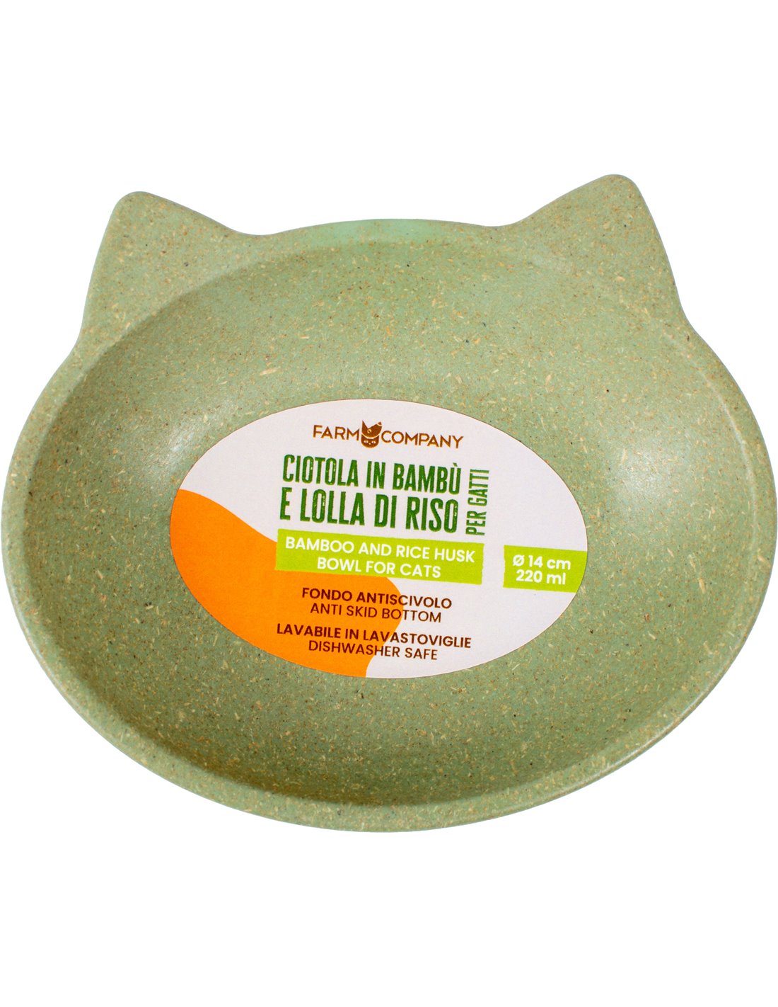 Farm Company CIOTOLA GATTO IN BAMBU E LOLLA DI RISO