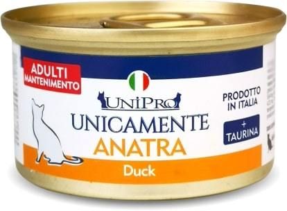 UMIDO PER GATTI MONOPROTEICO UNICAMENTE ANATRA SENZA CEREALI  24 X 85 GR - artpetfood