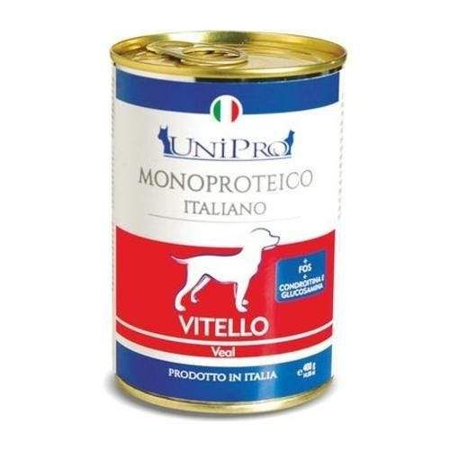 UMIDO CANE UNICAMENTE VITELLO SENZA CEREALI 6 PEZZI  X 400 GR - artpetfood