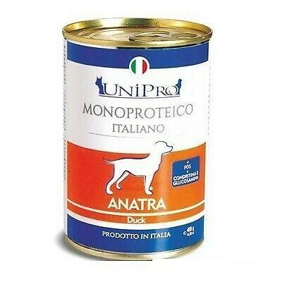 UMIDO CANE UNICAMENTE ANATRA SENZA CEREALI 6 PEZZI X 400 G - artpetfood