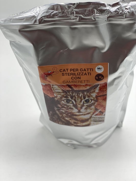 alimento per gatti  sterilizzati con gamberetti - artpetfood