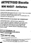 BISCOTTI ARTIGIANALI PER CANI MINI NAGUT ANTITARTARO PER CANI MINI E TOY - artpetfood