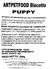 BISCOTTI PER CUCCIOLI ARTIGIANALI PER CANI IN ACCRESCIMENTO CON UOVA LATTE E RICCHI DI CALCIO - artpetfood