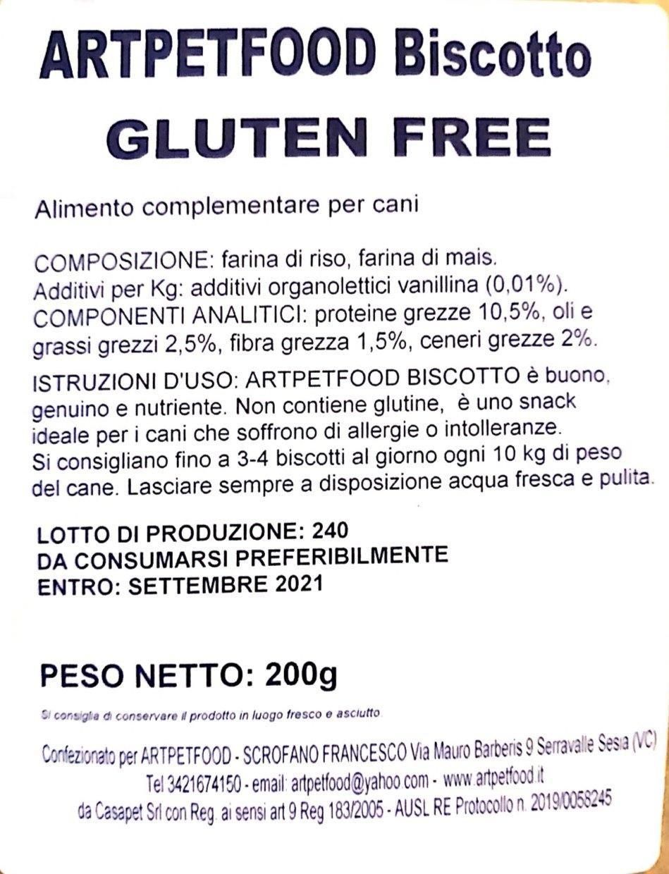 BiscottI Artigianali. per cani cotti al forno senza glutine - artpetfood