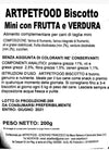 BISCOTTI ARTIGIANALI MINI FRUTTA E VERDURA PER CANI DI TAGLIA MINI E TOY - artpetfood