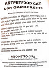 alimento per gatti  sterilizzati con gamberetti - artpetfood