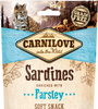 BISCOTTI PER GATTI SEMIUMIDI CARNILOVE CON SARDINE  E  PREZZEMOLO GRAIN FREE - artpetfood