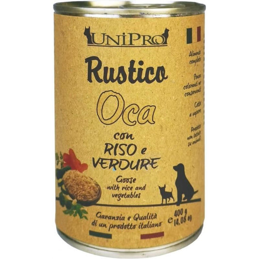 UMIDO PER CANI CON OCA RISO E VERDURE  6 PEZZI X 400 GR - artpetfood