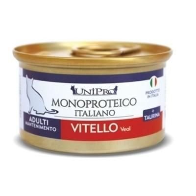 UMIDO PER GATTI MONOPROTEICO UNICAMENTE VITELLO SENZA CEREALI   24 X 85 GR - artpetfood